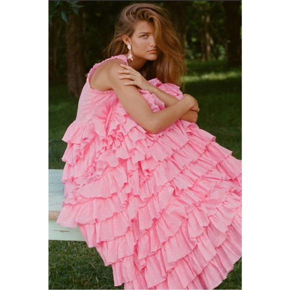 LOVE SHACK FANCY Idra Maxi Dress SIZE: 0 - Picture 2 of 7